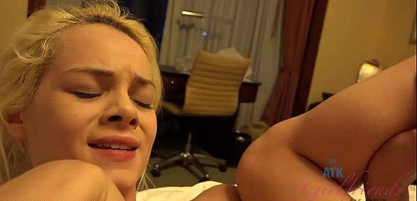  Hooking up with super hot pornstar Elsa Jean in a hotel room (filmed POV) Creamie